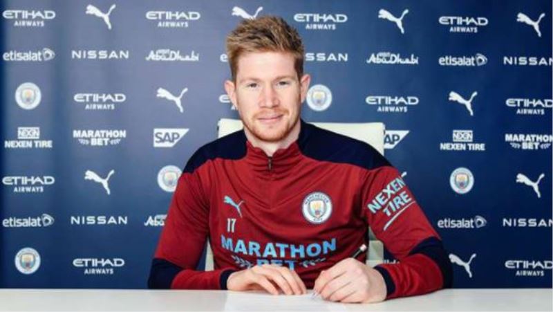 Manchester City ile De Bruyne Nikah Tazeledi